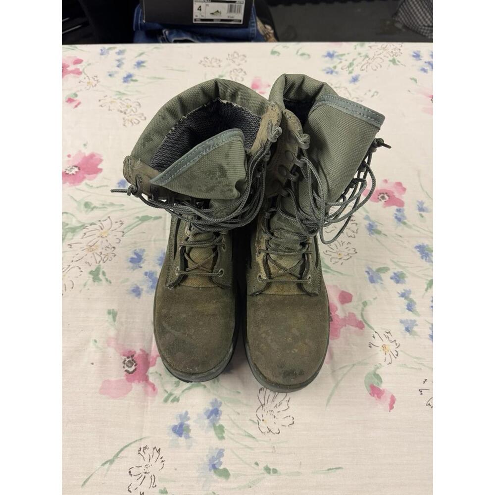Wellco 6.0 WF Air Force TW Military Combat Boots Sage Green Vibram "Safe To Fly"
